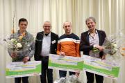 Prijswinnaars Maatregelenprijs tijdens symposium Bodem Up 30 januari 2020 in Den Bosch.
