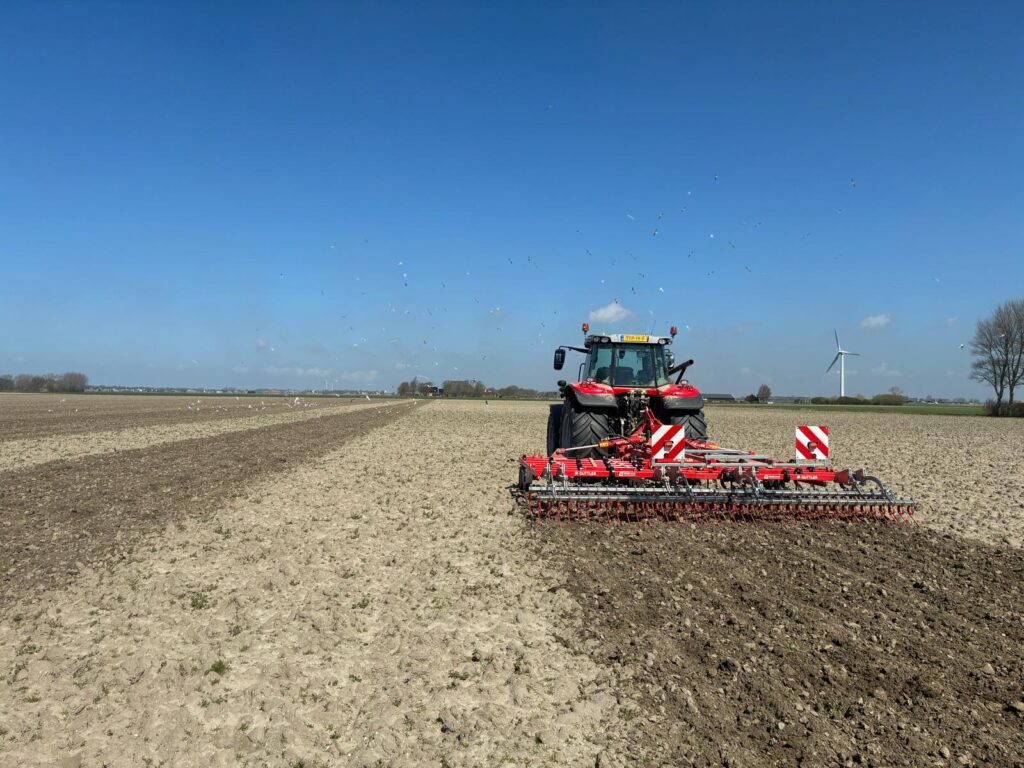 Onkruid bestrijden met Guttlermachine
