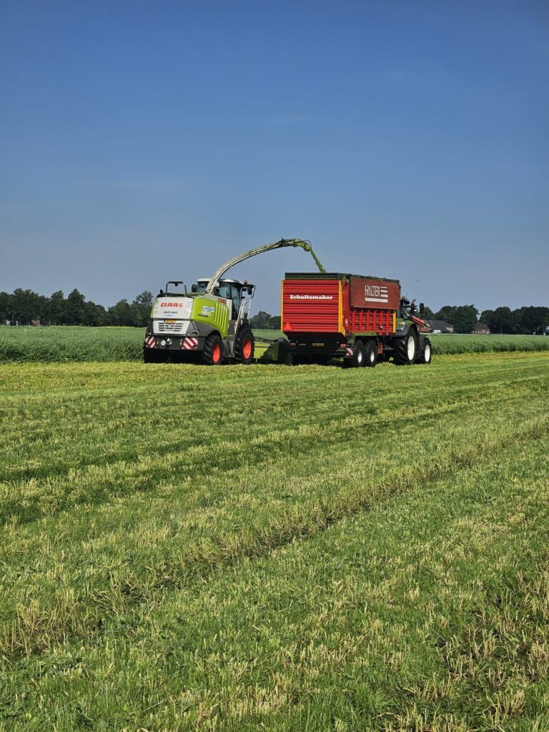 Machine oogst mengteelt